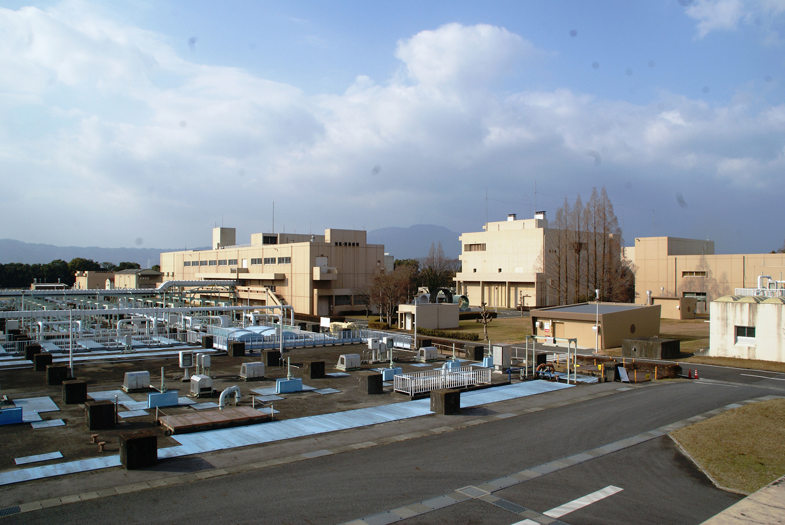 湖南中部浄化センター 矢橋帰帆（近江八景）