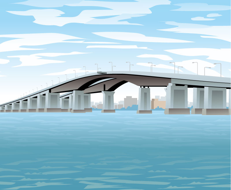 風景：琵琶湖大橋